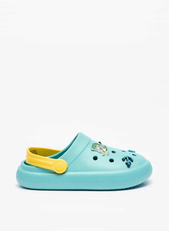 Disney Boys' Donald Duck Applique Slip-On Clogs with Backstrap