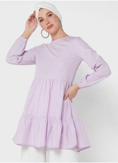 Tiered Solid Tunic