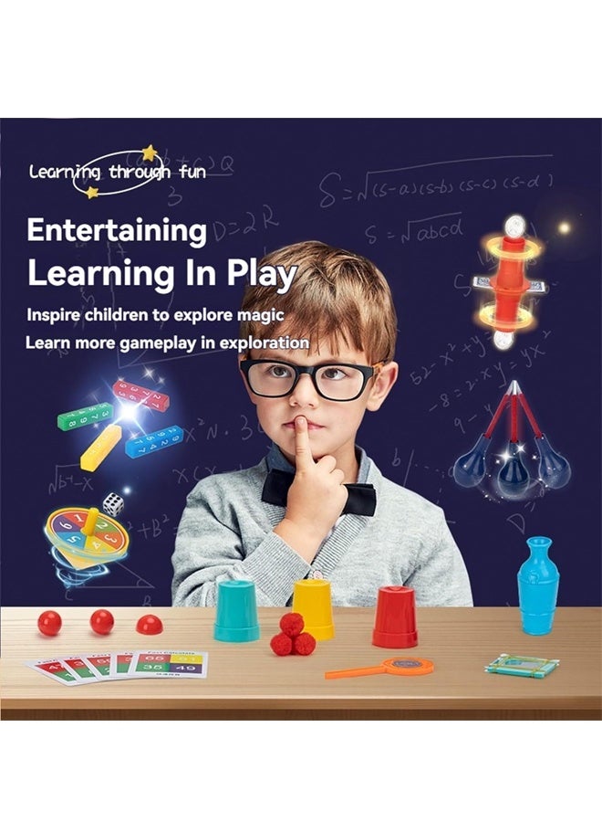 Beauenty Magic Tricks Kit, 32 in 1 Magic Set for Kids Age 6 7 8 9 10 11 12, Magician Costume for Pretend Play & Step-by-Step Video Instruction for Beginners, Christmas Halloween Birthday Gifts for Kids - Image 3