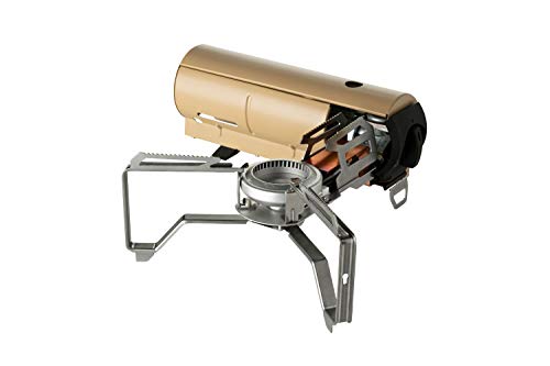 Snow Peak's Home & Camp Burner, Khaki, GS-600KH-US, Designed in Japan, Lifetime Product Guarantee, Lightweight and Compact for Camping, Stable Base for Cooking, One Size - Image 1