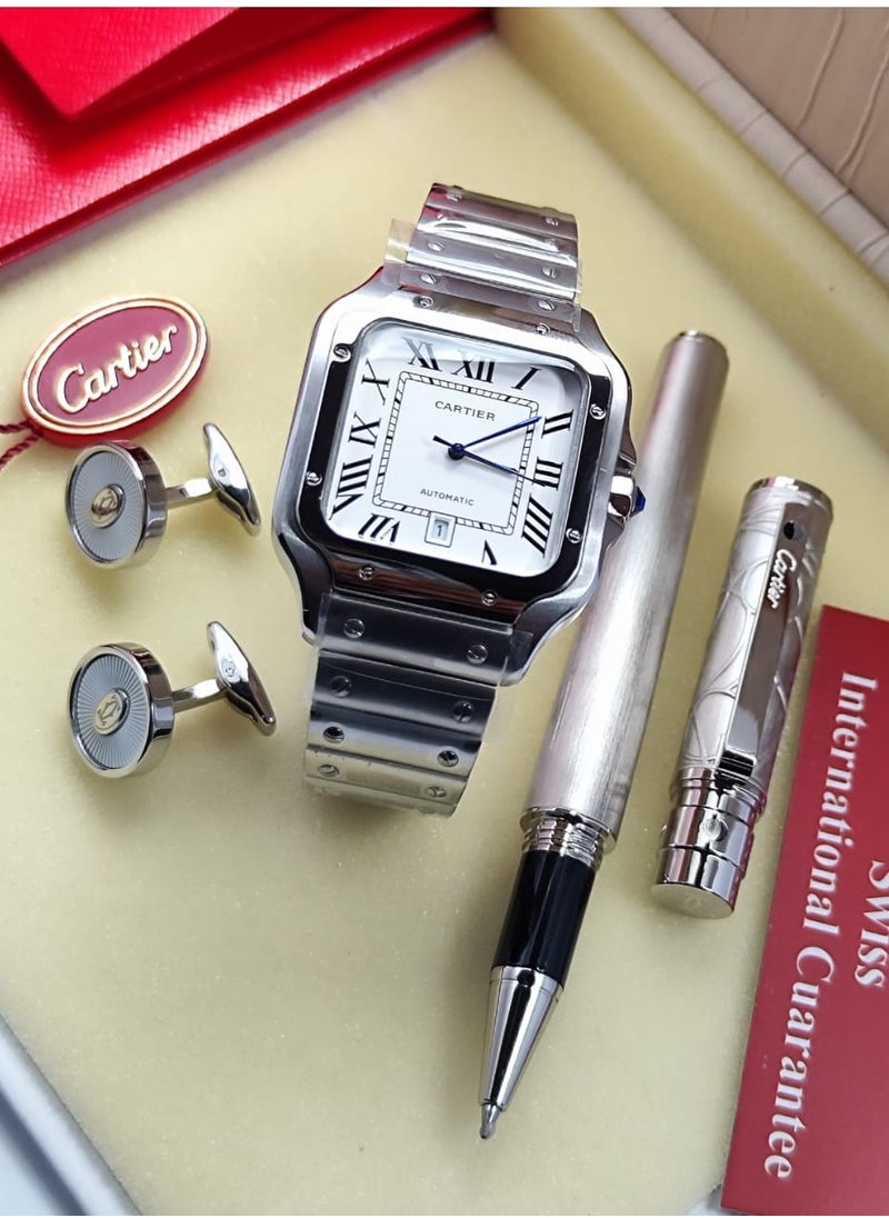 New men's set, latest version, consisting of. hour  And your pen and cuff are distinguished and elegant