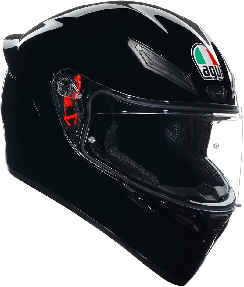 AGV - Helmet K1 S E2206, Full-face Motorbike Helmet, ECE, for Men, Racing Style with Spoiler, Air Intakes and Scratch Resistant Visor, 190° Field of View, with Intercom Ready - Image 1