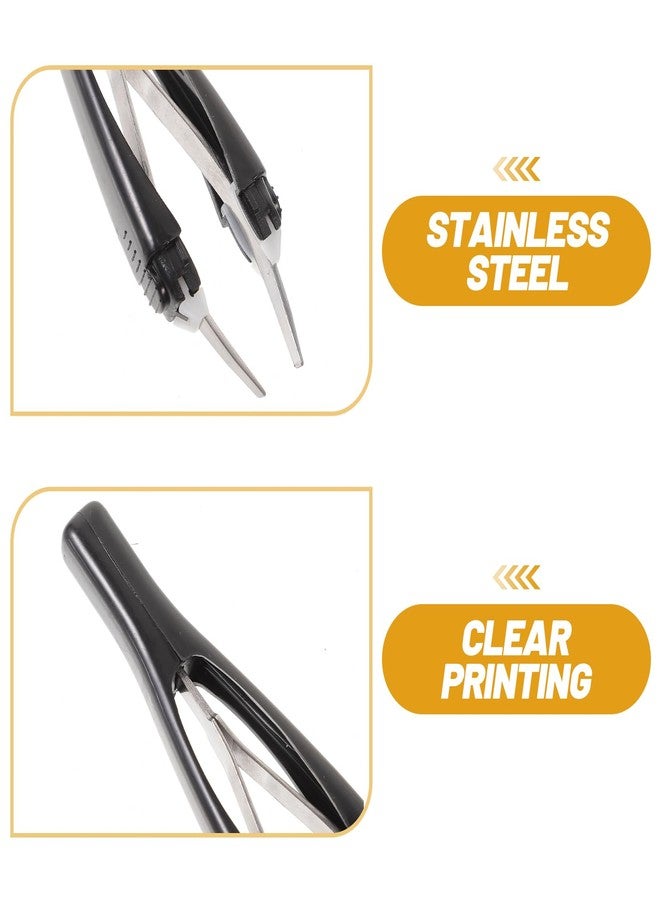 Lurrose Automatic Elastic Eyebrow Tweezer Retractable Tweezer for Eyebrow Removal (Color Random) - Image 5