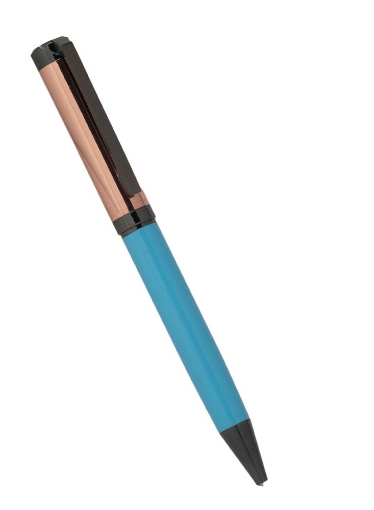 آر إس قلم RS نحاسي و أزرق منقوش - Image 1