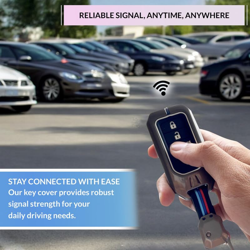 NEODRIFT 'KeyShield' Car Key Cover for Suitable for Honda Elevate (Shape 2, 04 Buttons) (Durable, Stylish, and 360° Protection) - Image 5