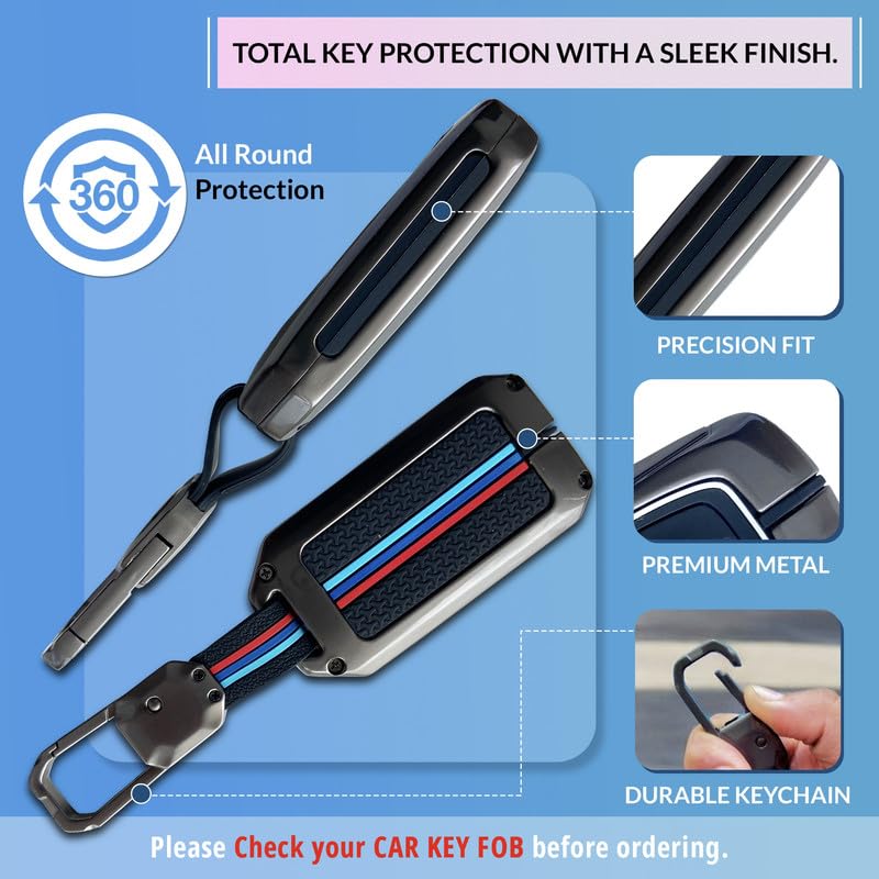 NEODRIFT 'KeyShield' Car Key Cover for Suitable for Honda Elevate (Shape 2, 04 Buttons) (Durable, Stylish, and 360° Protection) - Image 2