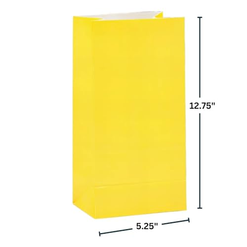Unique Party Neon Assorted Paper Party Bags (10 Pieces) - Vibrant Colors, Premium Quality Bags, Perfect for Gifts, Goodies, Birthdays, Weddings & Events - Image 2