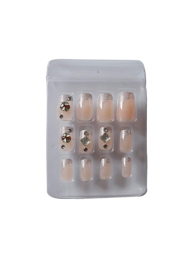 AyA Fashion - Women'S Self Adhesivepreglued Professional Quality Pre Designed Falsefake Nail(Light Pinkset Of 12) - Image 1
