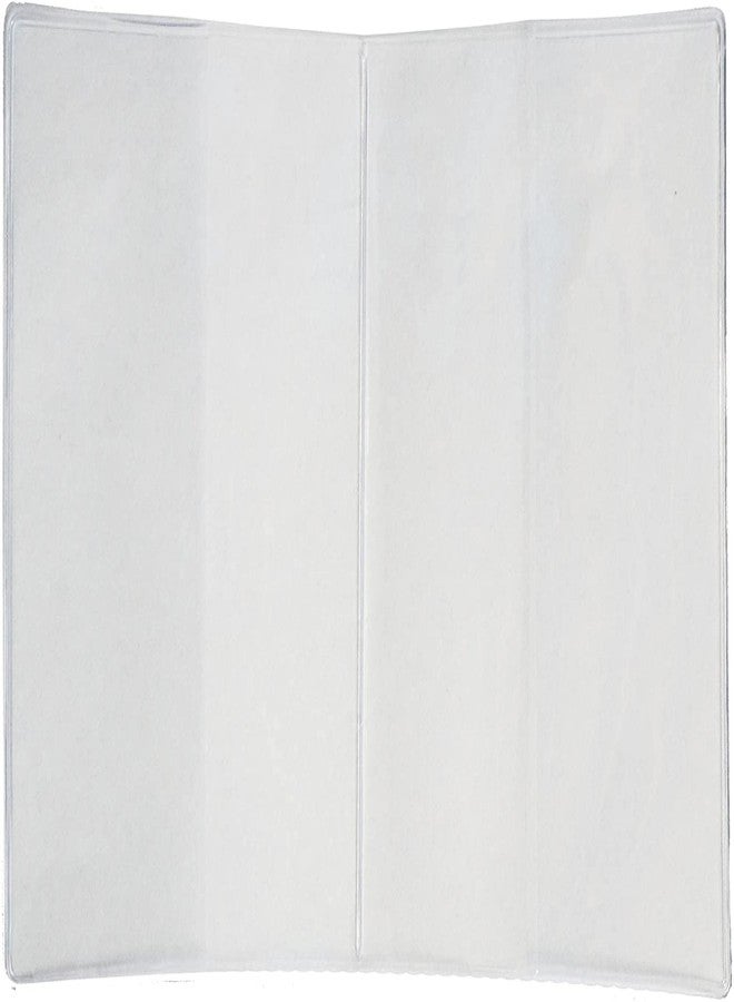 Marshal Set of 2 Heavy Duty Clear Vinyl Plastic Passport Cover Holder Travel MADE IN USA - Image 5