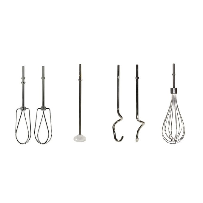 BEATER WHISK DOUGH HOOKS AND BLENDING ROD COMPATIBLE WITH KITCHENAID HAND MIXERS KHM3 KHM5 KHM7 KHM9