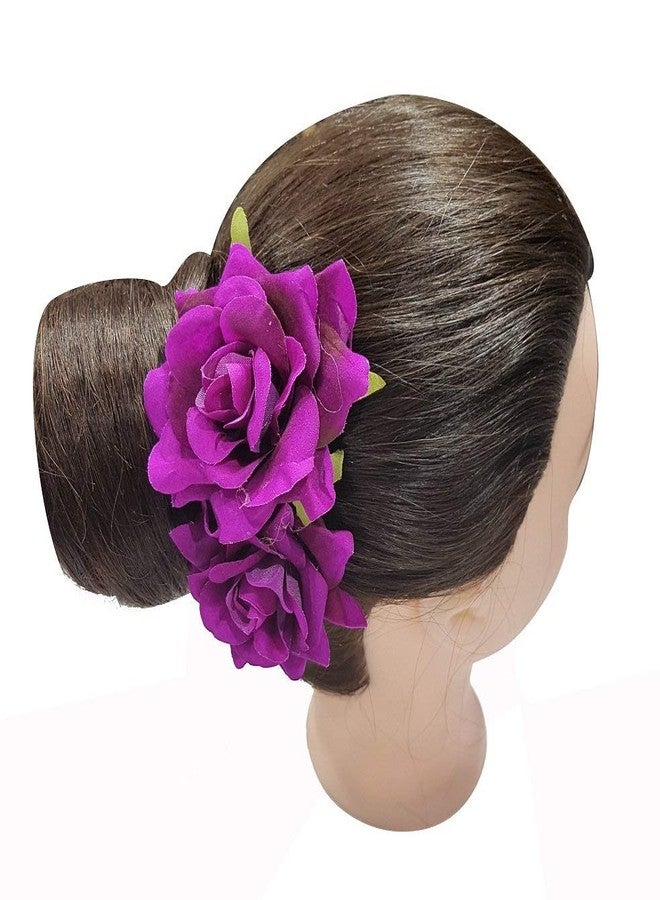Confidence Rose Flower Hair Clip Perfect Hair Accessories For Women And Girls Flower Hair Clips For Girls - Image 4