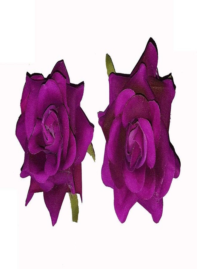 Confidence Rose Flower Hair Clip Perfect Hair Accessories For Women And Girls Flower Hair Clips For Girls - Image 2