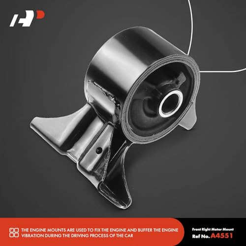 A-Premium 3PCS Front Rear Engine Motor Mount Set Compatible with Honda Pilot 2005-2008 & Acura MDX 2003-2006, V6 3.5L Sport Utility, Replace# 50820S3VA91, 50810S3VA01 - Image 5