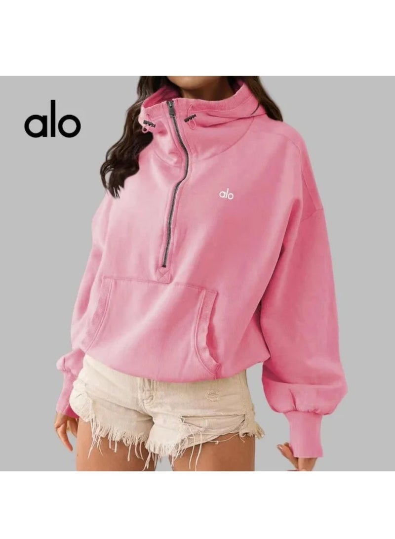 ألو alo casual loose sweatshirt - Image 1