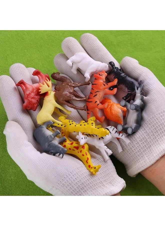 Marine Dinosaur Farm Insect Forest Simulation Small Animal Model Children's Toys Early Education Cognitive Suit Wholesale-Colour:12 Types Of Caterpillar Sets  - Image 3