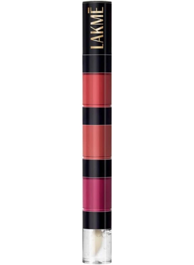 لاكمي مجموعة أحمر الشفاه LAKME ULTIMATE GLAM 4 في 1 غير لامعة بلون طبيعي لطيف 4 مل - Image 1