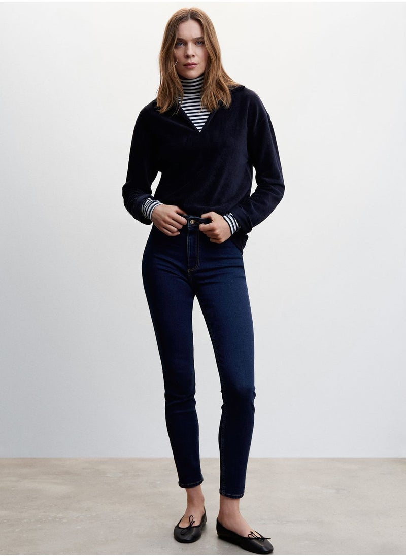 MANGO - High Waist Skinny Jeggings - Image 1