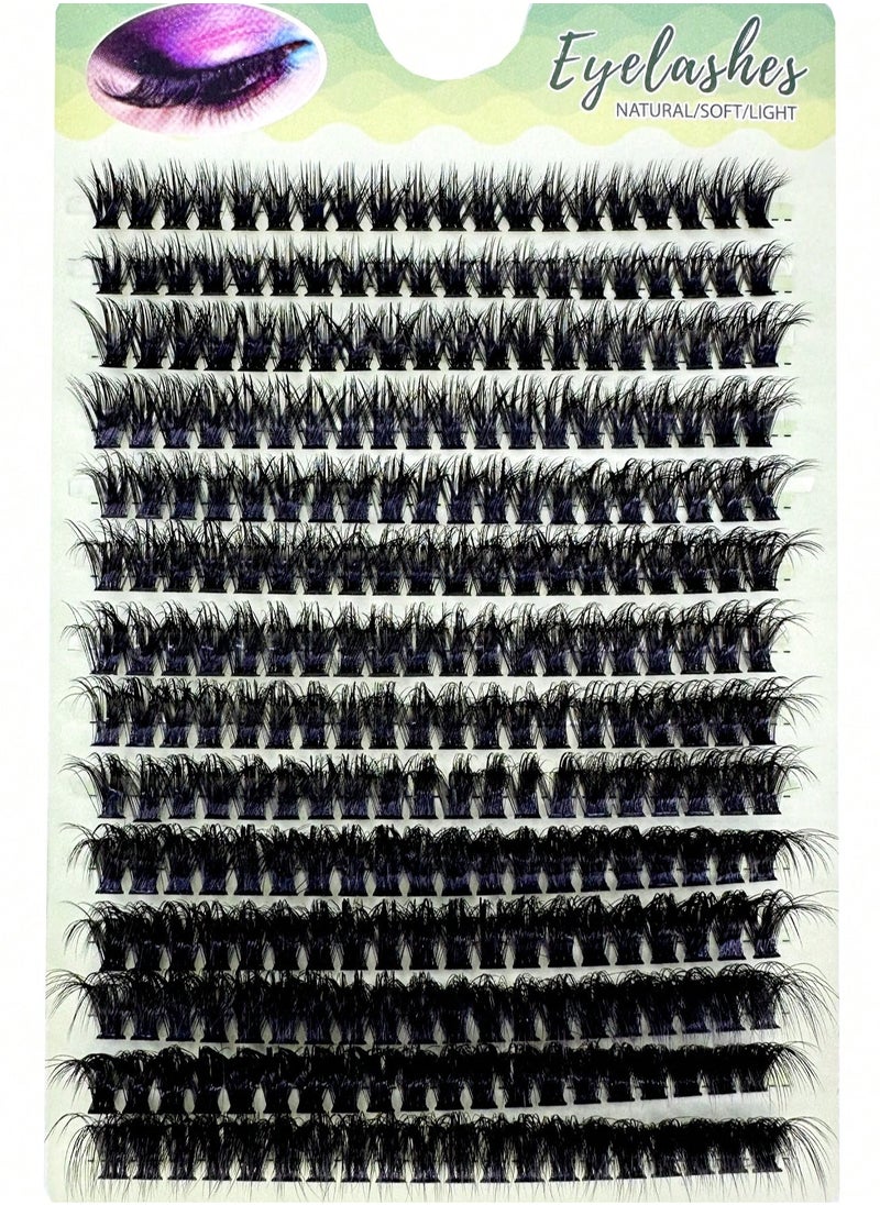 280Pcs 80D Curling Eyelashes Natural Eyelashes Curly Soft， Fluffy Messy Faux False Eyelashes DIY Personalized Eyelashes Reusable for Make up - pzsku/Z7454FA1A1B8334044FF0Z/45/_/1737093554/02b995d1-4cce-4656-abc1-f3cfe194ac6e