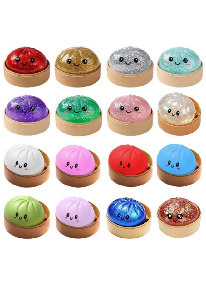 Dampling, a popular cross-border decompression simulation dumpling toy, is available for wholesale. It features a quick-rebound, squeezeable texture and is suitable for children. - Image 2