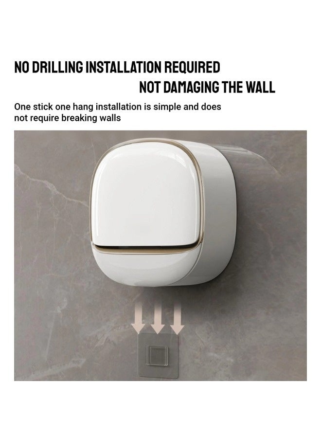 شيبشيب حامل صابون عام للحمام، صحن صابون مع تصريف، صندوق صابون جداري للتثبيت، علبة صابون للحمام أو حوض الاستحمام أو حوض المطبخ - Image 3