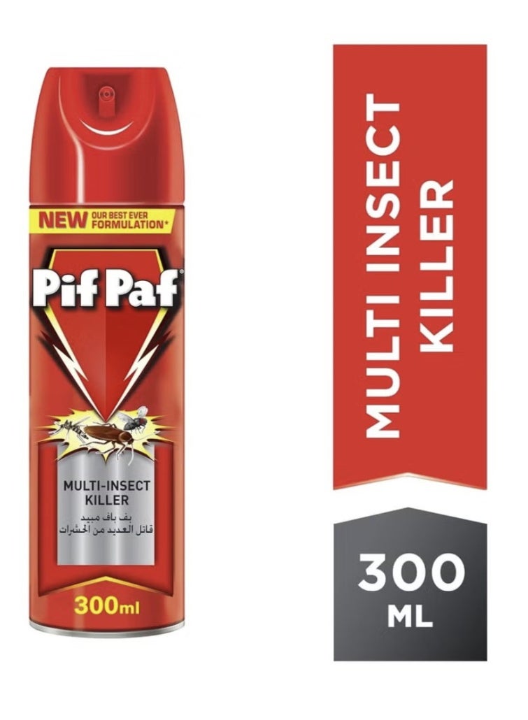 Pif Paf Multi-Insect Killer Spray – Set of 3 Aerosol Cans | Fast & Effective Insect Control - Image 5