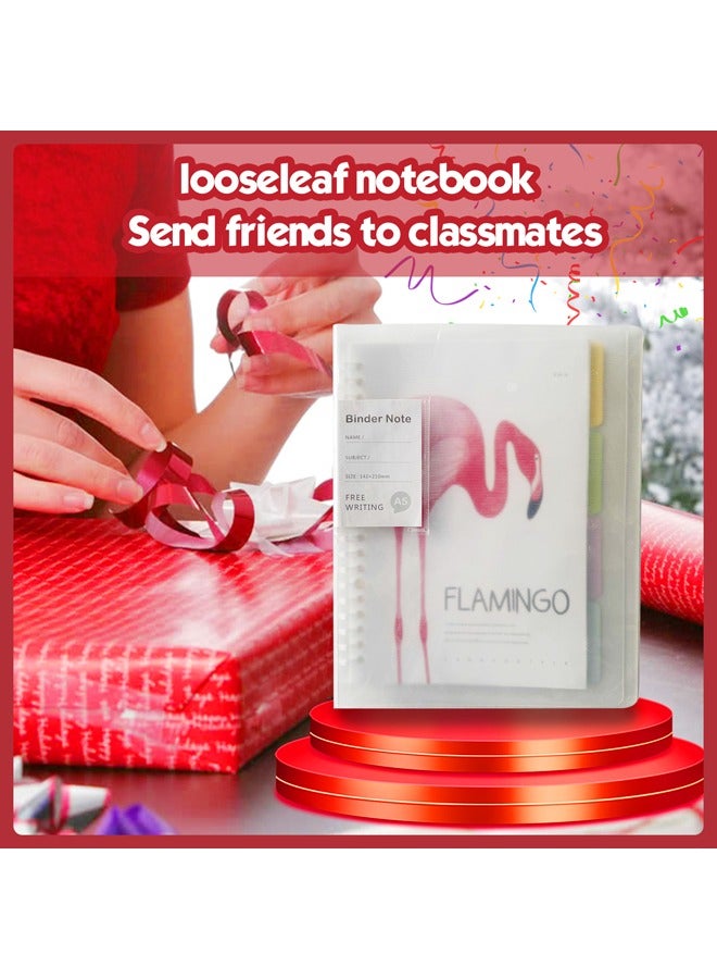 A5 Loose Leaf Detachable Spiral Binder Notebook With Thickened Coil Shell For School