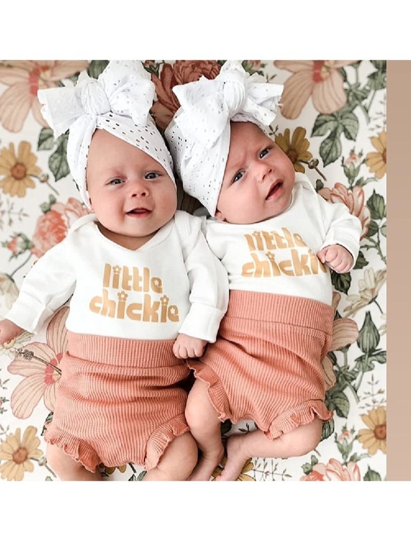 SOLARAE Baby Turban Breathable Soft Turban Hats Beanie Caps Headwraps Little Girl Hat with Bow Hat Toddlers Soft Turban Knotting Hats Cap for Baby Girls Infants Toddlers Kids 6 Pack - Image 2