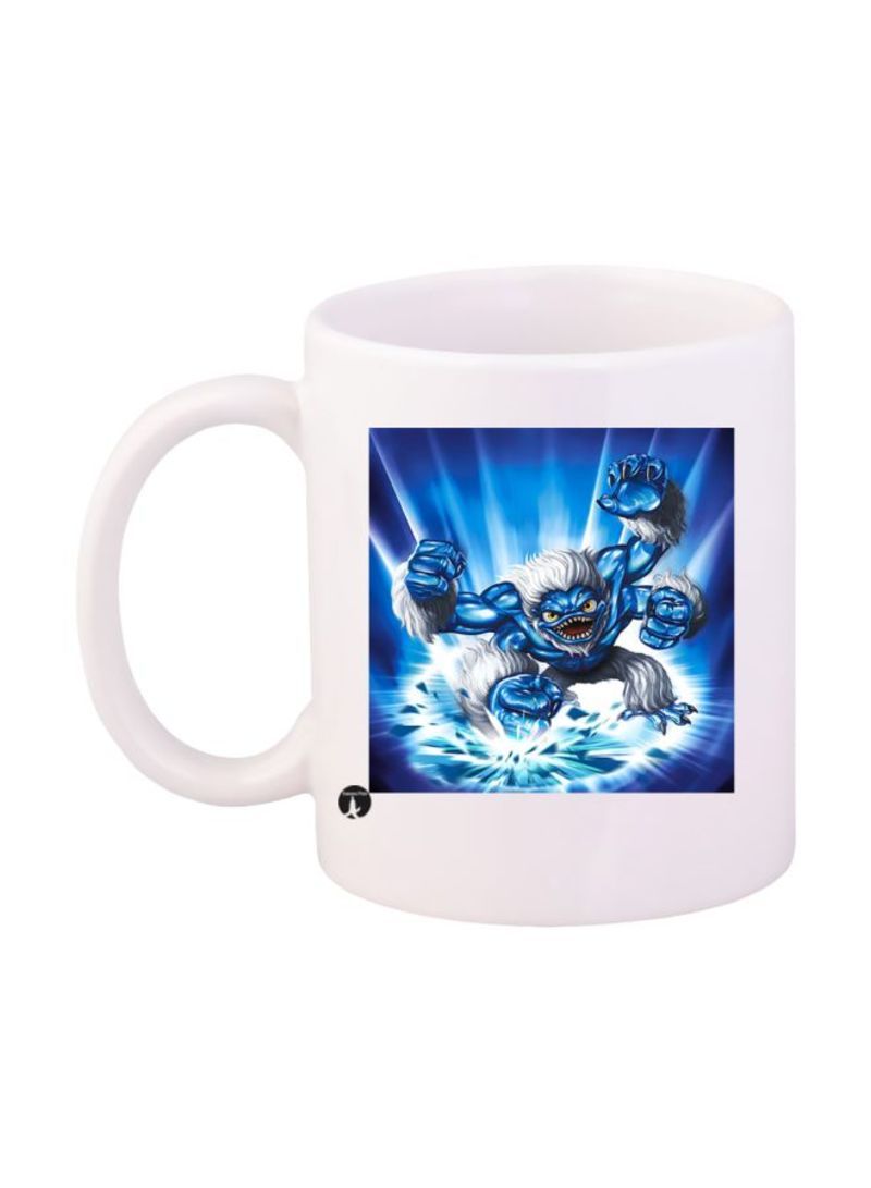RKN Game Spyro Character Printed Mug White/Blue Standard Size