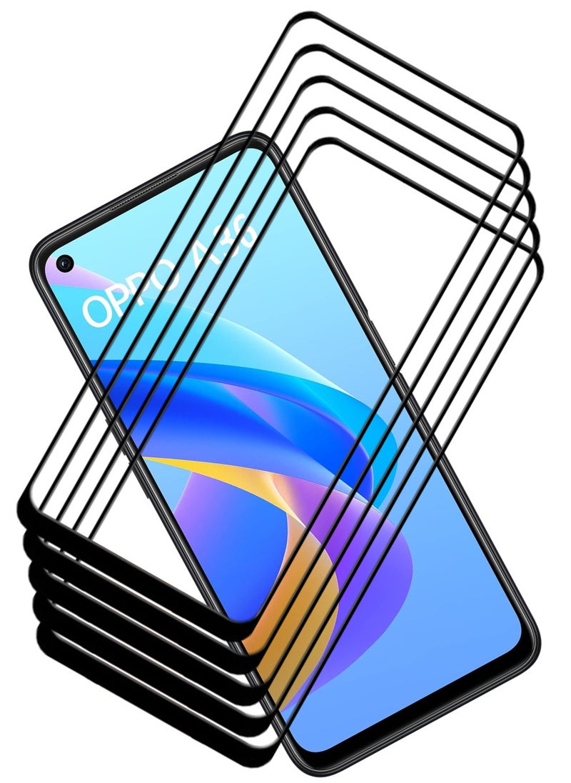 ACLIX 5 Pieces Antistatic ESD Dustproof Premium Quality High Definition Tempered Glass Screen Protector Designed For Oppo A36 - Image 1