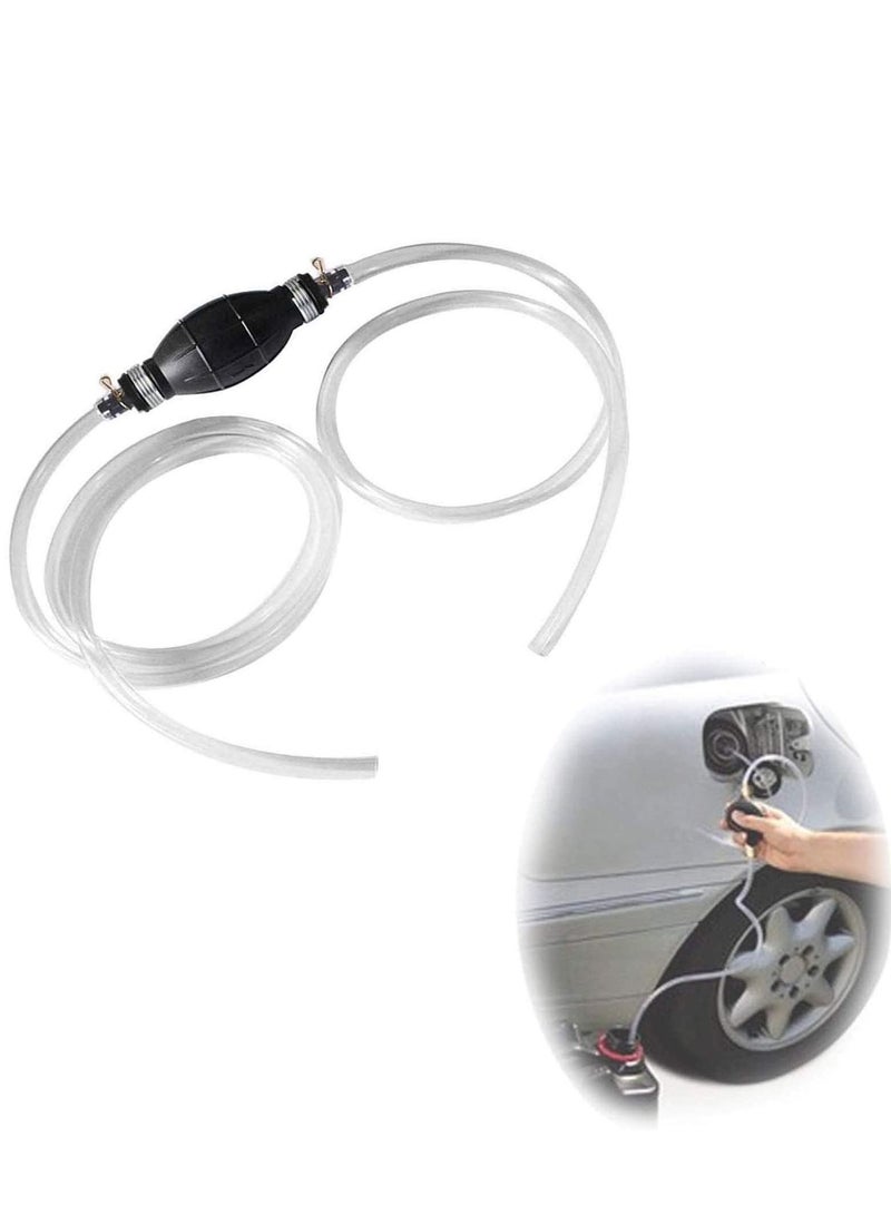 Car Fuel Tank Sucker Gasoline Absorber, Car Fuel Transfer Pump, Gasoline Siphone Hose, Car Fuel Transfer, Newest Siphon Hand Pump, for Gas Gasoline Petrol Diesel Oil Liquid Water Fish Tank