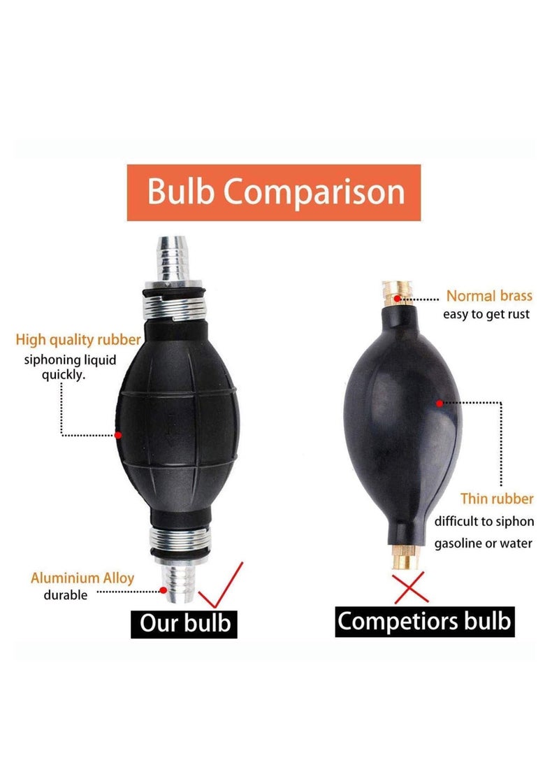 Car Fuel Tank Sucker Gasoline Absorber, Car Fuel Transfer Pump, Gasoline Siphone Hose, Car Fuel Transfer, Newest Siphon Hand Pump, for Gas Gasoline Petrol Diesel Oil Liquid Water Fish Tank