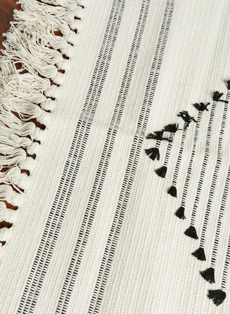 AURORA Tassel Woven Rug 60X90Cm