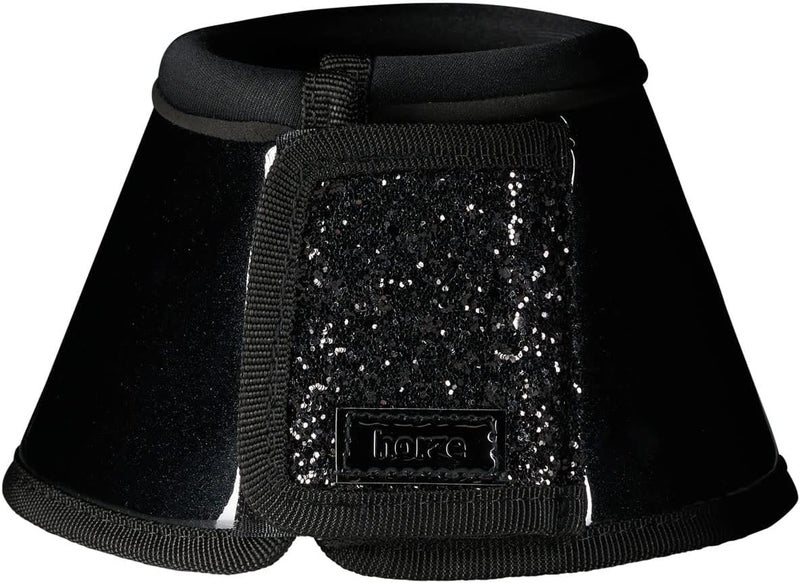 HORZE Bell Boots with Glitter  Black  L - Image 3