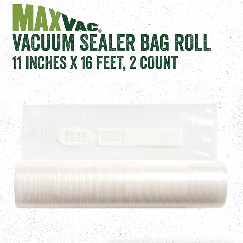 LEM MaxVac Vacuum Bag Roll  2 11 x 16 Rolls - Image 2