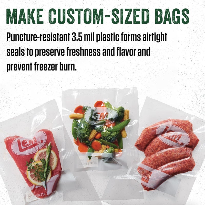 LEM MaxVac Vacuum Bag Roll  2 11 x 16 Rolls - Image 3