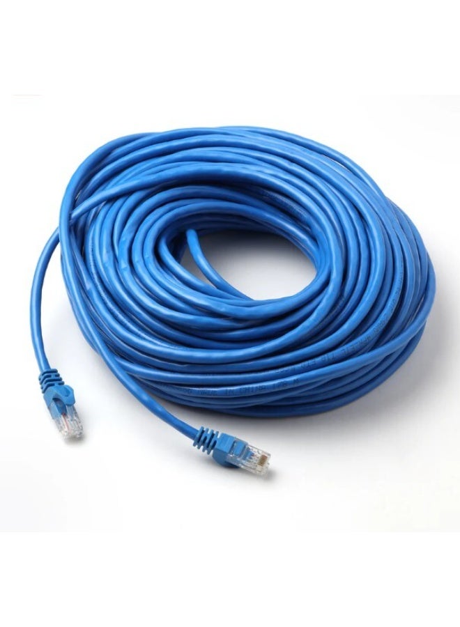 كابل CAT6 UTP أزرق بطول 305 متر، كابل بالجملة، 23 AWG للاتصالات والشبكات - (UTP) كابل Cat 6 ذاتي اللف عالي السرعة، يتضمن 6 مقابس RJ45 (CAT6 UTP عادي، 305 متر) - Image 5