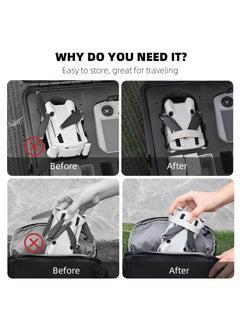 Excefore For Mini 4 Pro Propeller Holder, Prop Strap Guard Band Protector Stabilizer Propellers Fixator For Dji Mavic Mini 4 Pro Accessories  - Image 2