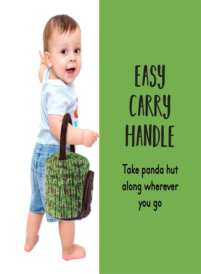 Plush Creations My Talking Panda's Hut Plush Toy Set | Includes 4 Interactive Panda Plush Toys & Panda Hut Carrier | Great Gift for Kids - Image 5