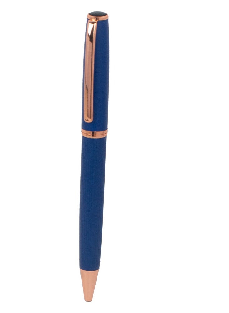آر إس قلم RS  أزرق و نحاسي مخطط - Image 3