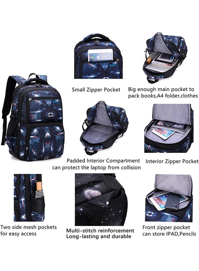 حقائب ظهر متدحرجة للأطفال، حقائب مدرسية بعجلات، حقائب مدرسية ذات سعة كبيرة، حقيبة أمتعة للأطفال بعجلات - Image 4