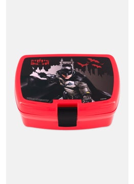 Batman Kids Boy Batman Sandwich Boxes With Inner Tray, Red  - Image 1