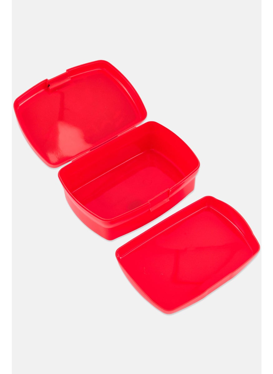 Batman Kids Boy Batman Sandwich Boxes With Inner Tray, Red  - Image 3