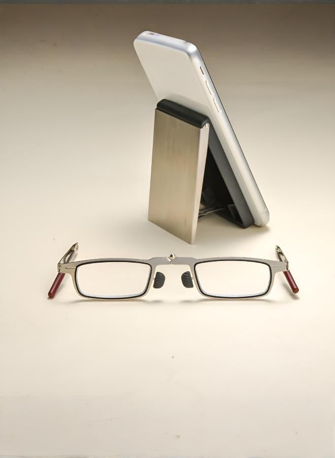 Precision Reading Glasses for Adults - Anti-Blue Light with High-Definition Clear Lenses, Lightweight & Foldable for Extended Office & Travel Use - Image 1