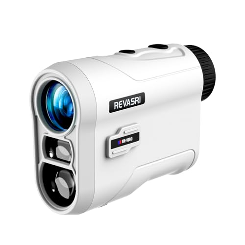 REVASRI Golf Rangefinder with Slope and Pin Lock Vibration, External Slope Switch for Golf Tournament Legal, Rangefinders with Rechargeable Battery 1000YDS Laser Range Finder - Image 1