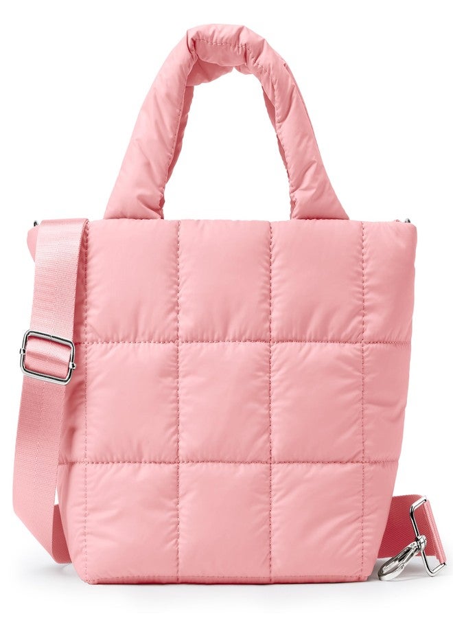 KALIDI FANCY FOREST KALIDI Quilted Tote Bag Small Puffer Crossbody Bag for Women Lightweight Nylon Puffy Shoulder Handbag with Adjustable Strap - Image 1