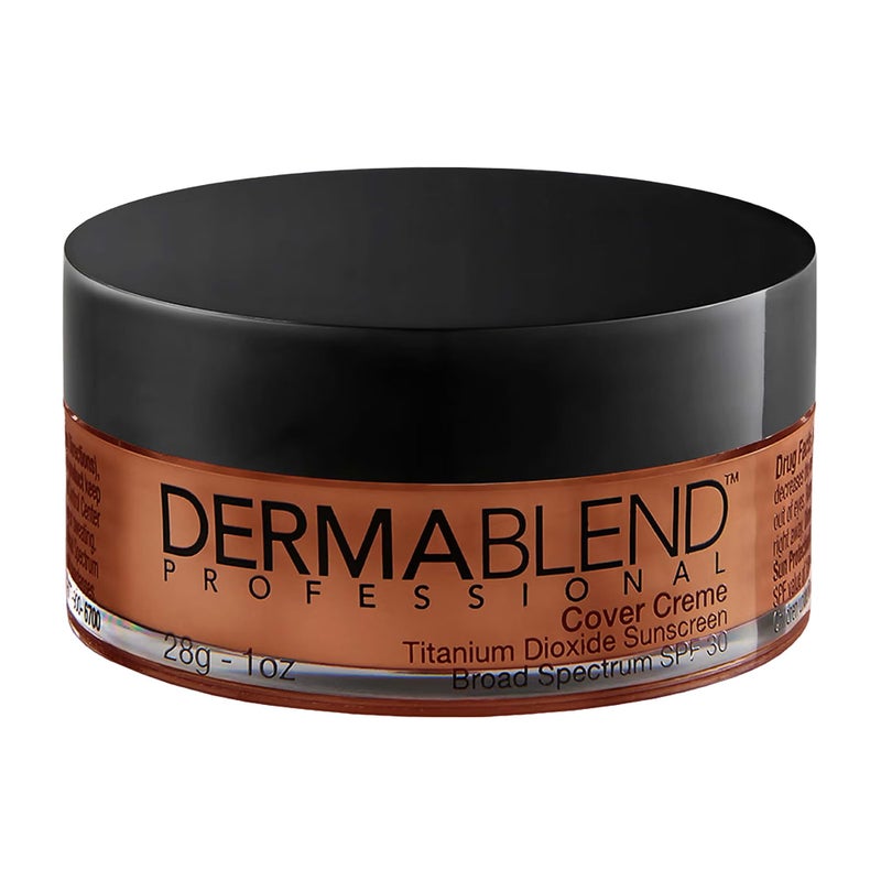 Dermablend Cover Creme High Coverage Foundation with SPF 30, 70W Olive Brown, 1 Oz. - Image 1