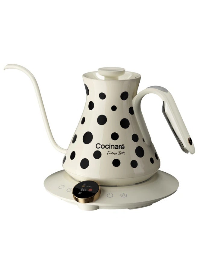 الكوكيناري غلاية كهربائية Cocinare من مجموعة تغيير اللون (Polka) بنقشة منقّطة - Image 2