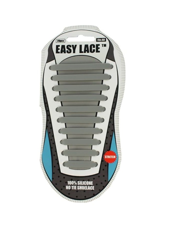 Easy Lace Unisex Flat - Grey - Image 1