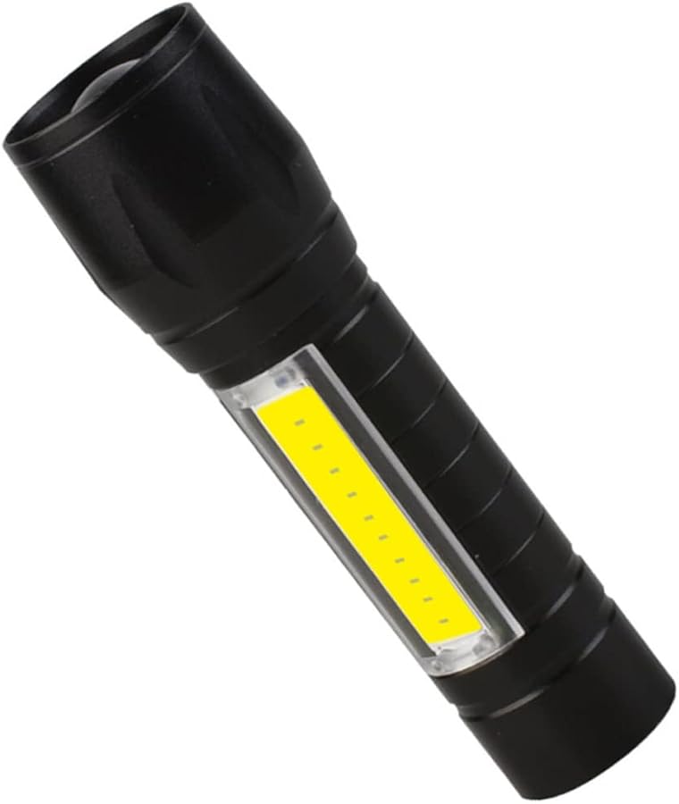 Rechargeable 3W Portable COB LED Flashlight High Brightness for Camping Outdoor Home Use - Image 2