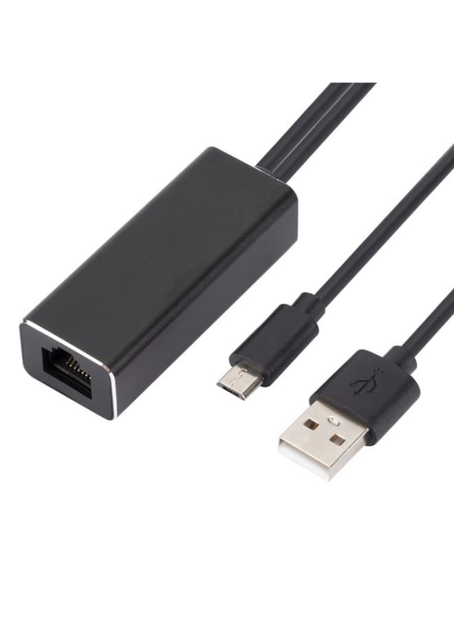 BURAQ WK1109 Micro USB to RJ45 Network Card For Fire TV Stick  - Image 1
